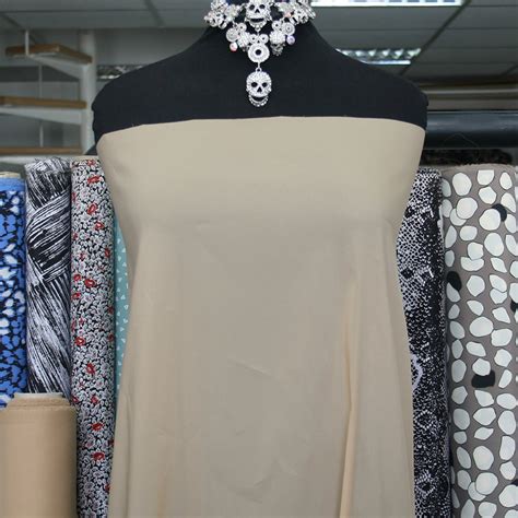 Skin Color Nude Stretch Organza Fabric Silk Elastane Bridal Wedding Latin Ballroom Dancewear