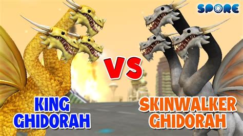 King Ghidorah Vs Skinwalker Ghidorah Kaiju Vs Skinwalker Kaiju S E