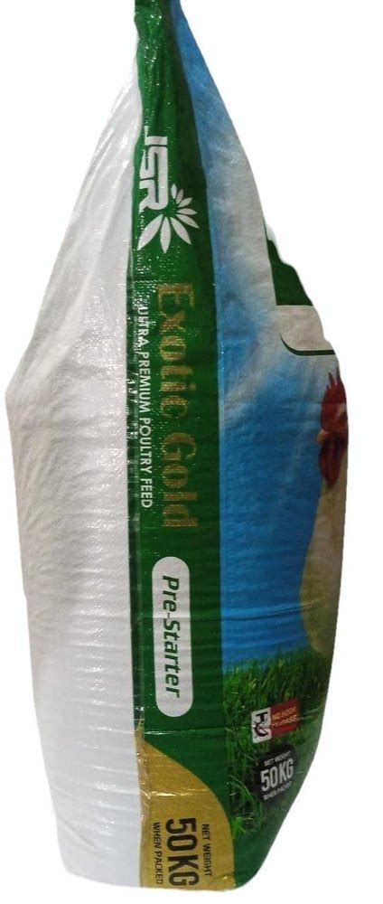 Jsr Exotic Gold Poulty Feed Pre Starter Crumb Packaging Type Hdpe Bag