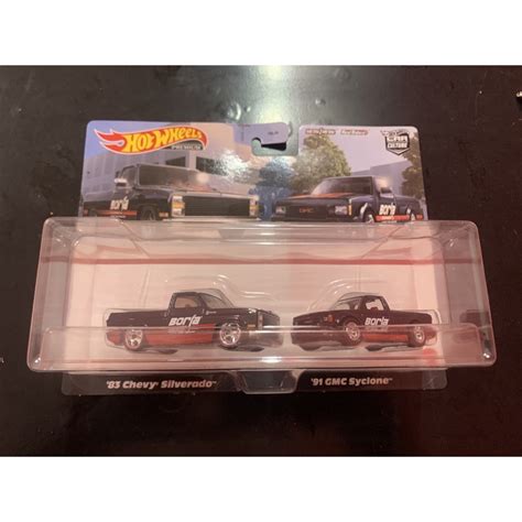Hot Wheels Premium Chevy Silverado Gmc Syclone Shopee Malaysia