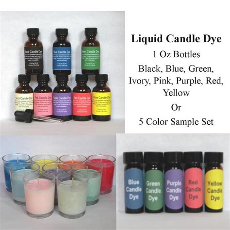 Liquid Candle Dyes Atelier Yuwaciaojp