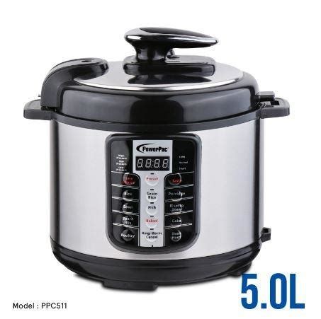 PowerPac Electric Pressure Cooker 5 0L TV Home Appliances Kitchen