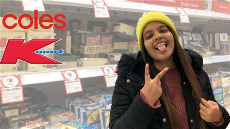 Weekly Shopping At Coles And Kmart Vlog 5 Youtube