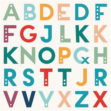 premium vector doodle letters