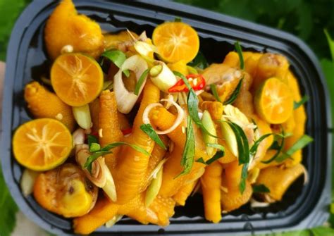 Online Class Chicken Feet With Lemongrass And Kumquat Minhphuong