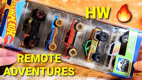 HOT WHEELS REMOTE ADVENTURES 5 PACK UNBOXING AND REVIEW YouTube
