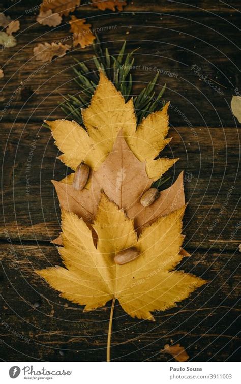 Herbst Hintergrund Mit Bunten Fallende Bl Tter Ein Lizenzfreies Stock