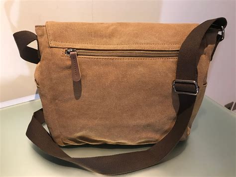 Messenger Bag Quality Strong Canvas Cross Body Shoulder Bag Etsy Uk