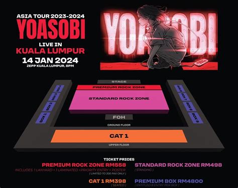 Yoasobi Kl Ticket Tickets Vouchers Event Tickets On Carousell