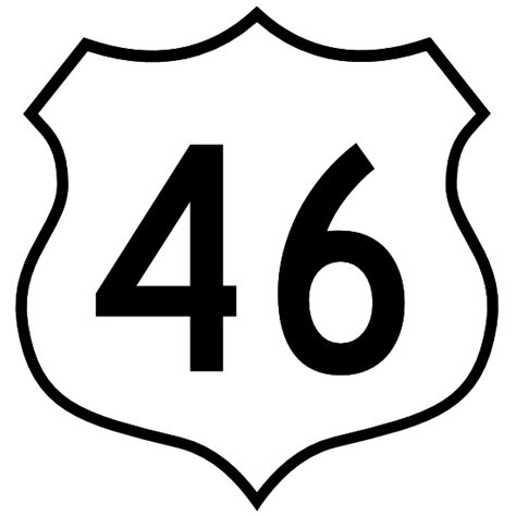 Highway 46 Sign Magnet