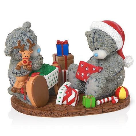 Me To You Christmas Tatty Teddy Bear And Friend Collectable Figurine