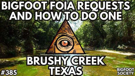 How To Submit A Bigfoot FOIA Request With Eric Palacios From