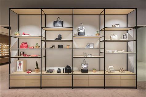 Luxury Ladies Bag Shop Display Cabinet Showcase Boutique Store