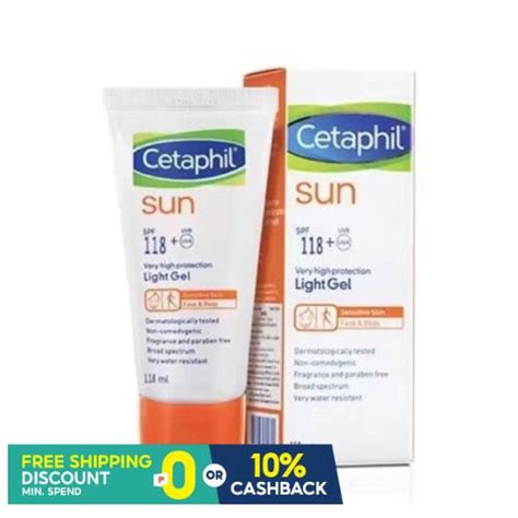 Belleshop Cetaphil Sun Spf 118 Light Gel Orange Shopee Philippines