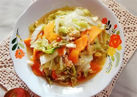 Resep Tumis Sawi Hijau Putih Cah Telur Oleh Kasmira Cookpad