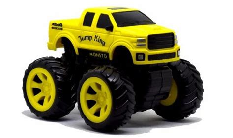 orange monster truck model monsto truck (toy car) (toy truck) (toys) (toys for kids) model at Rs ...