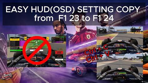 F1 24 Tips And Tricks How To Copy Your Hud Osd Settings From F1 23 To