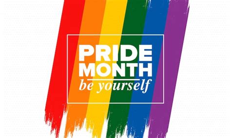 Mes del orgullo lgbt en junio lesbianas gay bisexual transgénero lgbt bandera del arco iris