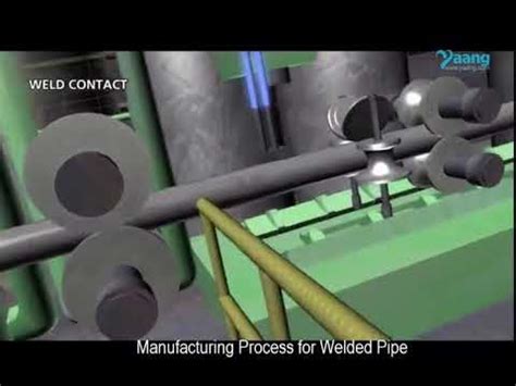 manufacturing process  straight seam welded pipe youtube