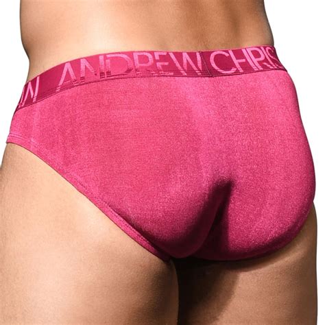 Andrew Christian Slip Almost Naked Sensual Rib Magenta INDERWEAR