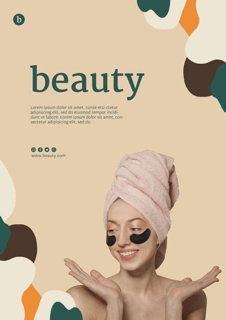 Download Beauty Poster Template With A Woman For Free Beauty Posters