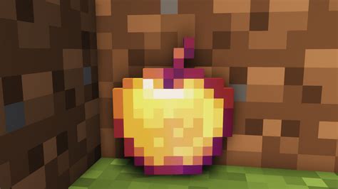 How rare is an enchanted golden apple in Minecraft?