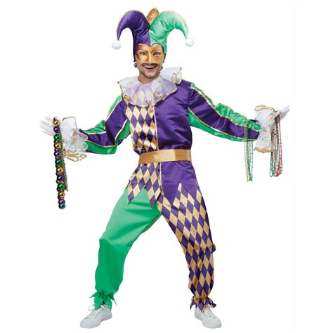 Mens Mardi Gras Jester Costume Mardi Gras Costumes Diy Costumes