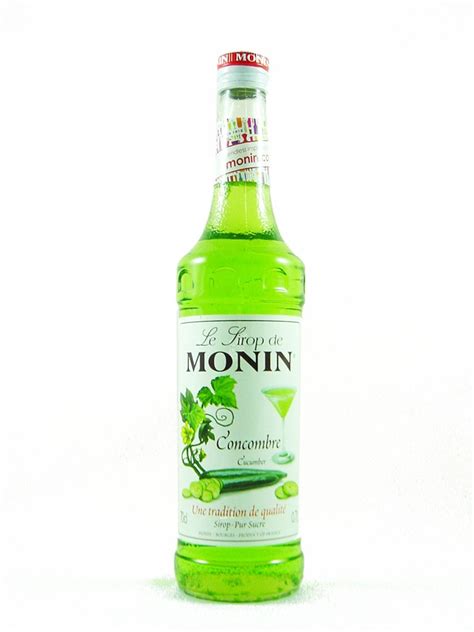 Sirop Monin Concombre Cl Boissons Du Monde