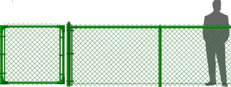 Vinyl Coated Green Chain Link Fence - Ohio Fence Company