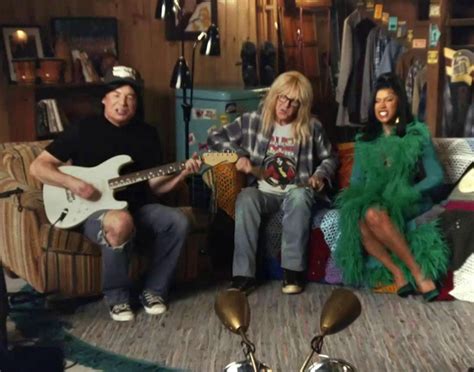 Cardi B Joins Wayne’s World Stars Mike Myers and Dana Carvey in Uber ...