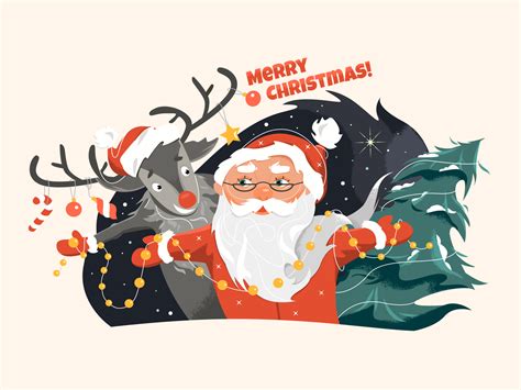 Joy To The World 50 Festive Christmas Illustrations Design4users