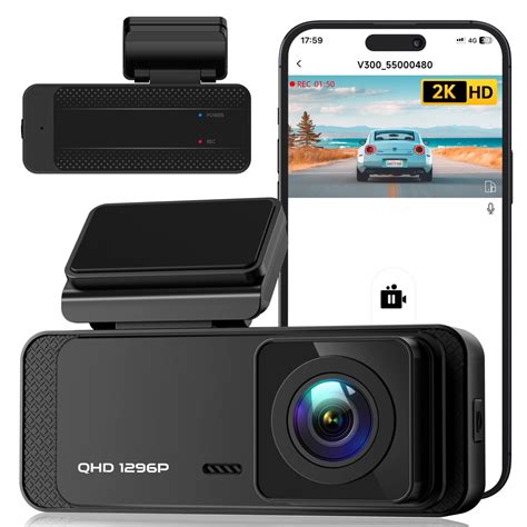 Ecomoment Dash Cam Front WiFi 1296P Dash Camera For Cars Dashcam With