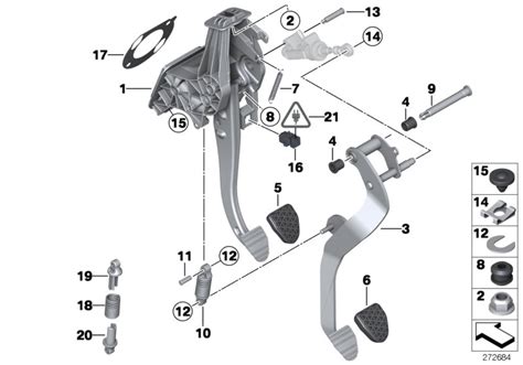 Bmw Clutch Pedal Pin 35306761029 Lllparts