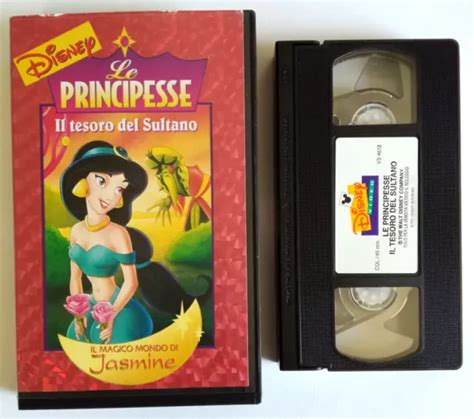 Vhs Le Principesse Il Tesoro Del Sultano Jasmine Film Animazione Walt