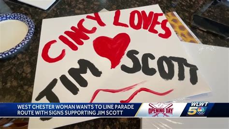 Woman Plans To Honor Reds Opening Day Parade Grand Marshal With Signs