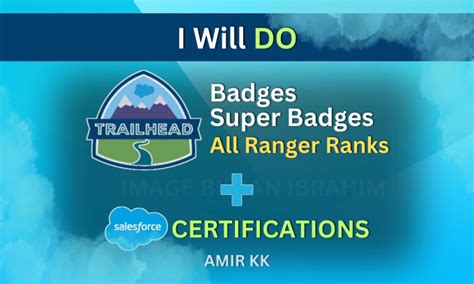 Help You In Salesforce Certification Salesforce Trailhead Badges