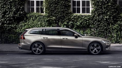 2019 Volvo V60 T6 AWD Inscription (Color: Pebble Grey Metallic) | Side