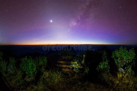 Milky Way Tail And Zodiacal Light Stock Photo Image Of Comet Galaxy