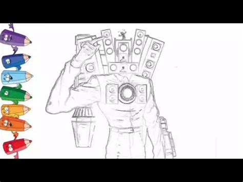 How To Draw Titan Speakerman Skibidi Toilet Diys Drawing Coloring 80275 Hot Sex Picture