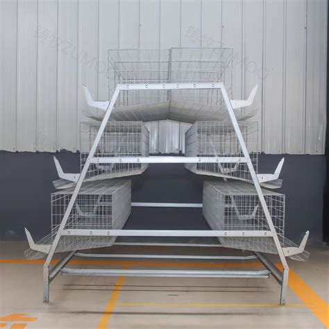 Automatic H Type Battery Tier African Chicken Hen Layer Cage For