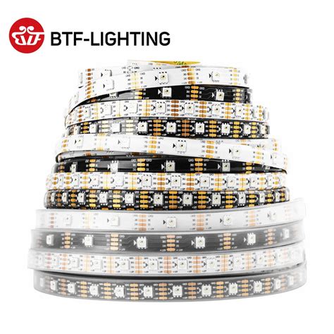 WS2815 DC12V WS2812B WS2813 LED şerit ışık RGB tek tek adreslenebilir