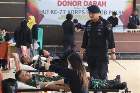 Rayakan Hut Korps Brimob Polri Ke 77 Batalyon B Pelopor Satbrimob