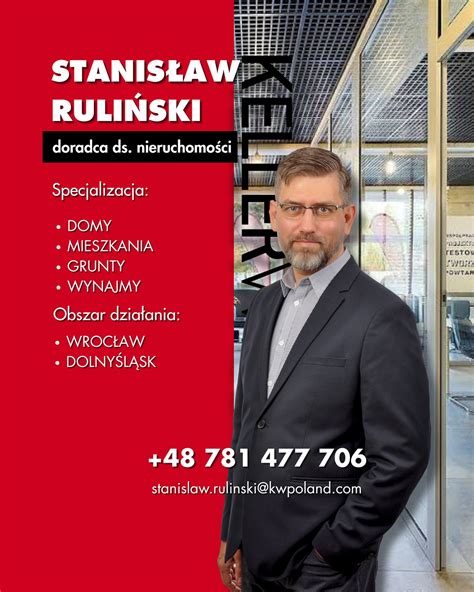 Keller - 𝐒𝐭𝐚𝐧𝐢𝐬ł𝐚𝐰 𝐑𝐮𝐥𝐢𝐧́𝐬𝐤𝐢 – Doradca ds. nieruchomości | 𝐊𝐞𝐥𝐥𝐞𝐫