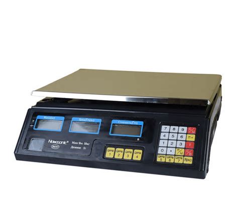Весы торговые электронные Nokasonic Черный NK-50 до 40 кг (FG22) – фото ...