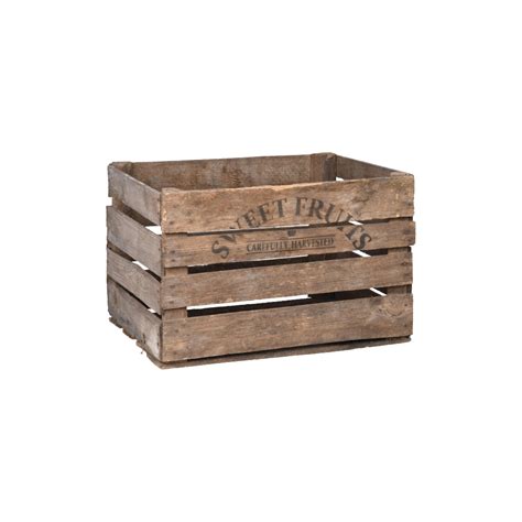 Caja Fruta Madera VINTAGE