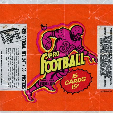 Topps Football Checklist Set Info Top Cards Boxes Auction Details