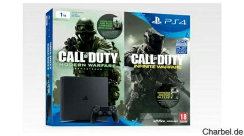 PlayStation 4 Slim Konsole 1TB Inkl Call Of Duty Infinite Warfare