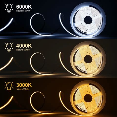 Cob Led Strip Dc V Or Dc V Leds M M M M M M M M