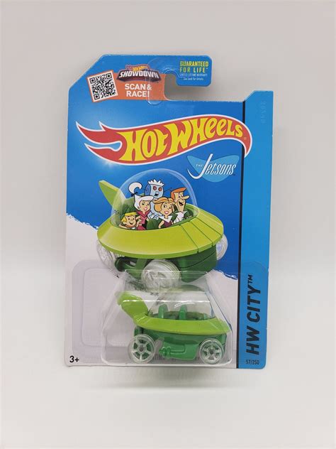 Hot Wheels The Jetsons Capsule Car Green HW City Perfect Birthday Gift Miniature Collectable