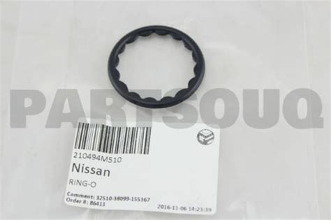 ANILLO 210494M510 genuino Nissan SEAL-O 21049-4M510 | eBay